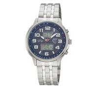ETT Eco Tech Time EGS-11733-32M Funk-Solar Herrenuhr Hunter II Stahl/Blau