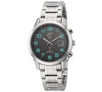 Funkuhr ETT "Basic, EGS-11500-22M" Armbanduhren silberfarben Herren Solaruhren Solar (68251817-0)