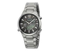 ETT Eco Tech Time Solar Drive Funk Everest II Titan Herrenuhr World Timer - EGT-11380-20M