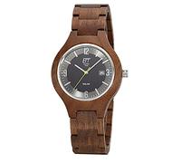 ETT Eco Tech Time Solar Herren Uhr Analog mit Holz Armband EGW-12123-22SET