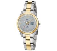 ETT Eco Tech Time ELS-11590-12M Damenuhr Funk Solar Drive Gobi Bicolor