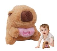 ETUCYNG Niedlicher Plüsch-Schlüsselanhänger, Capybara Schlüsselanhänger, Capybara Taschenanhänger, niedlicher Capybara Plüsch-Schlüsselanhänger, Sammeln, Cartoon-Tier-, Ornament Rucksack-Zubehör