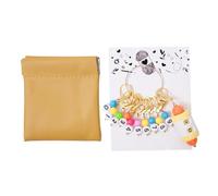 ETUCYNG Strickmarkierer Maschenmarkierer Metall Strick Markierungsclips Mit Zählfunktion Kit Mit Buchstaben Oder Nummern Abnehmbar Für Handgemachtes Armband Halskette Zipper Tab