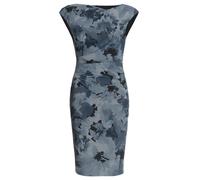Etui Kleid aus bedrucktem Ottoman m 48
