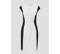 Etuikleid aus Lyocellmix 44 creme|schwarz 2140453.02D1.44