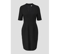 Etui-Kleid aus Viskosemix 42 schwarz