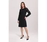 Etuikleid BETTY BARCLAY "Damen langarm", Damen, Gr. 40, Normalgrößen, Stoff, schwarz, Stoff, Obermaterial: 96% Polyester, 4% Elasthan. Besatz: 100% Polyester, figurumspielend kurz, Rundhals, Kleider E