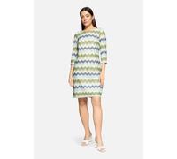 Etuikleid mit 3/4 Arm Green/Blue 40