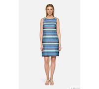 Etuikleid BETTY BARCLAY "Damen ohne Arm", Damen, Gr. 42, Normalgrößen, bunt (blau, grün), Obermaterial: 96% Polyester, 3% Polyester, 1% Polyamid. Futter: 100% Polyester, festlich, ausgestellt kurz, U-