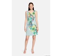 Etuikleid ohne Arm Green/Blue 46