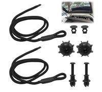 EuAcesry 2 Stück Befestigungsseile für Hutablage Auto - Gepäckgurte kompatibel mit V-W Golf MK4 MK5 MK6, G-Ti R20