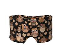 Eulen, Vollständige Augenabdeckungen, lichtblockierende Augenmaske, Schlafaugen- und Ohrenschützer