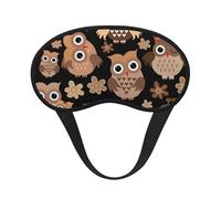 Eulen,Vollständige Augenabdeckungen, lichtundurchlässige Schlafmasken, Verdunkelungs-Augenschützer