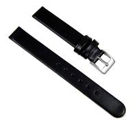 Eulit Ersatzband Uhrenarmband Leder schwarz Kalb waterproof 12mm
