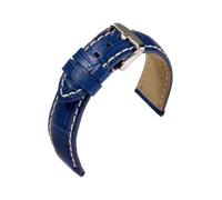 Eulit Kalbleder mit Krokoprägung Guinea Chrono "24mm" E606013624552