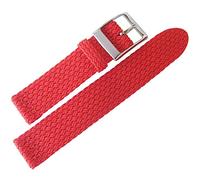 Eulit Palma Pacific Uhrenarmband, 20 mm, Perlon, Rot