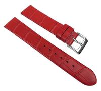 Eulit Rainbow Uhrenarmband Kalbsleder Band Rot 390_40S, Anstoß:18 mm