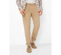Bundfaltenhose EUREX BY BRAX "Style LUIS", Herren, Gr. 34U, Unterbauchgrößen, beige, Web, 61% Baumwolle, 36% Lyocell, 3% Elasthan, Hosen (65952543-34) beige