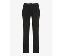 Bundfaltenhose EUREX BY BRAX "Style LUIS", Herren, Gr. 27U, Unterbauchgrößen, schwarz, Web, 97% Baumwolle, 3% Elasthan, Hosen (11695528-27) schwarz