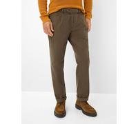 Eurex by Brax Herren Bundfaltenhose Style LUIS OLIVE Grün Oliv, grün - oliv, Gr. 34U
