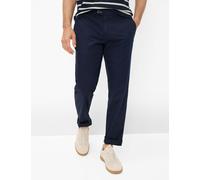 Chinohose EUREX BY BRAX "Style JOE", Herren, Gr. 52, Normalgrößen, navy, Web, 50% Baumwolle, 48% Lyocell, 2% Elasthan, Hosen Chinohose (60376051-52) navy