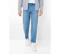 Eurex by Brax Herren Five-Pocket-Hose Style LASSE BLEACHED, denim hellblau, Gr. 46/32