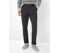 Chinohose EUREX BY BRAX "Style TORGE", Herren, Gr. 52, Normalgrößen, grau (dunkelgrau), Web, 97% Baumwolle, 3% Elasthan, Hosen (14594217-52) dunkelgrau