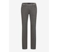 EUREX BY BRAX Wool Touch Five Pocket Hose Luke Grau Regular Fit Hellbraun 56