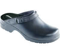 Euro-Dan 468-01 Flex Clogs, offen mit klappbarer Fersenriemen Weite 13 Schwarz-46