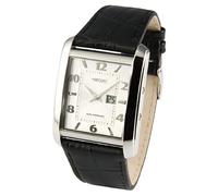 Eurochron Funk Armbanduhr Junghans-Uhrwerk Funkuhr Armbanduhr Leder 964.4714