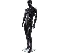 Eurohandisplay schöne abstrakte schwarz Glanz lackierte Schaufensterpuppe Schaufensterfigure