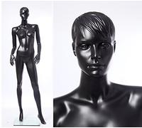 Eurohandisplay schöne abstrakte schwarz matt lackierte Schaufensterpuppe weiblich (CS-15-8)