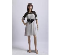 EurohanDisplay SF-9 Schaufensterpuppe mit 2 Perücken gratis weibliche Schaufenterfigur Mannequin Kopf und Arme beweglich