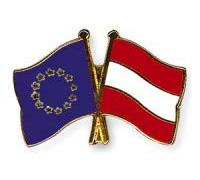 Europa-Österreich Freundschafts Pin