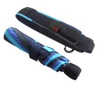 Euroschirm light trek automatic - automatischer Wander-Taschenschirm div. Farben Silber UV Schutz 50+