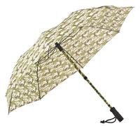 EuroSchirm - Telescope Handsfree - Regenschirm beige/weiß (Camouflage)