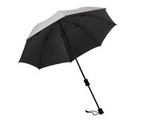 Euroschirm Swing Handsfree Regenschirm (Größe One Size, silber)