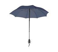 Euroschirm Trekking-Regenschirm telescope handsfree marineblau