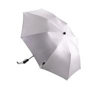 Euroschirm Trekking-Regenschirm telescope handsfree silber (UV 50+)