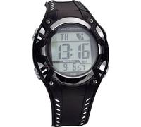 EUROTIME Funk Armbanduhr 1681987 (Ø x H) 40mm x 16mm Schwarz/Silber Gehäusematerial=Kunststoff Material (Armband)=Kunststoff