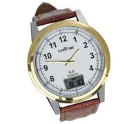 EUROTIME Funkarmbanduhr bicolor