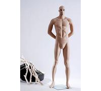 Euroton NEU Schaufensterpuppe Mannequin Figur männliche Schaufensterpuppen Metallplatte Hautfarbe Mann Mannequin M-10