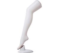 Euroton T-1W Dekobein Strumpfbein mit Ständer Dekofuß Schaufensterpuppe Weiß