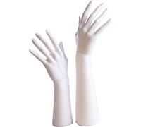 Eurotondisplay D3/4 weiß 2X Dekohand,Schmuckhand, Schmuckhalter,Schaufensterpuppe