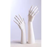 Eurotondisplay TonHan D3/4 Weiß Weibliche Deko-Hände. Weiß Hände Schaufenster schick modern zwei