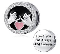 Eusense Kreuz Charm/Meeresschildkröten Charms/Hunde Charm/Kompass Charms/Hufeisen Perlen Bead/Ich liebe dich Bead Kompatibel mit Pandora Armbändern und Halsketten