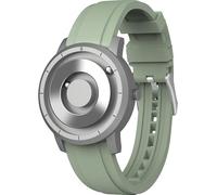 EUTOUR Magnetische Uhren für Männer 5AM 40MM Specular Dial Quarz Magnet Uhren mit Kugellagern und Silikon Uhrenarmbänder Einzigartige Männer Handgelenk Analog Uhr Grün