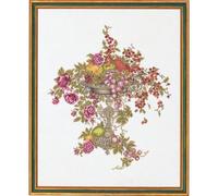 Eva Rosenstand Kreuzstich Set Aufsatz mit Früchte Zählmuster