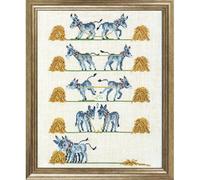 Eva Rosenstand Kreuzstich Set Esel Zählmuster