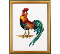 Eva Rosenstand Kreuzstich Set Hahn Zählmuster
